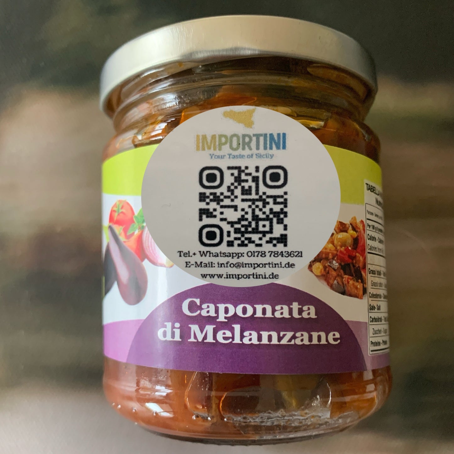 Caponata di Melanzane - Auberginen Antipasti